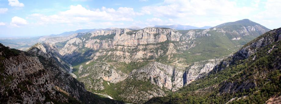 Vue du Canyon depuis la rive gauche